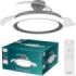 Philips Bliss DC Fan Ceiling Ventilador de Techo con Luz LED Hasta 6500K - Aspas Retractiles - 35W Ventilador + 28W Luz - Mando a Distancia - Color Negro