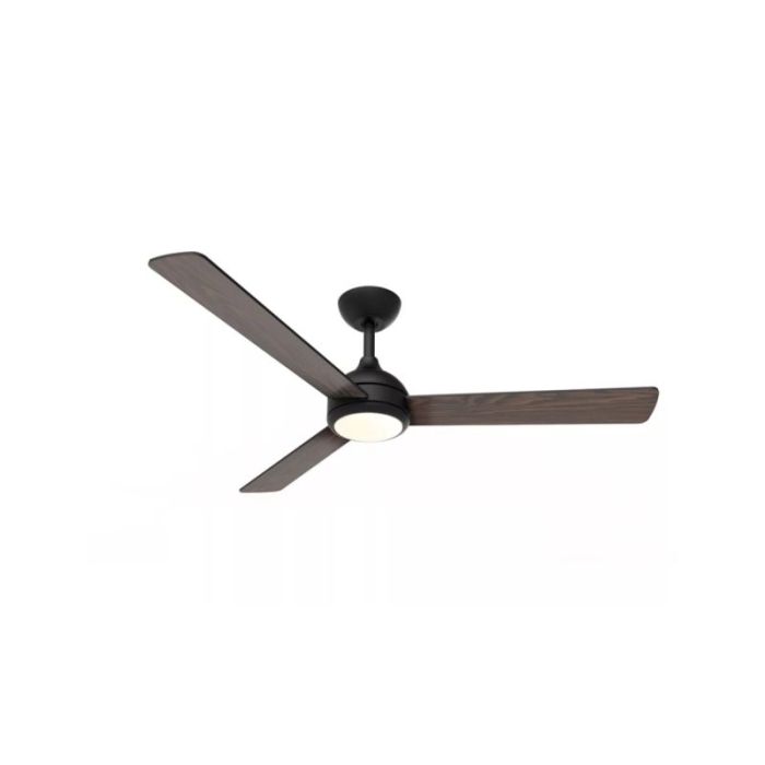 Philips Velyx Ceiling Ventilador de Techo con Luz LED Hasta 6500K - Aspas Fijas - 32W Ventilador + 24W Luz - Mando a Distancia - Color Negro/Madera