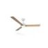 Philips Velyx Ceiling Ventilador de Techo con Luz LED Hasta 6500K - Aspas Fijas - 32W Ventilador + 24W Luz - Mando a Distancia - Color Blanco/Madera