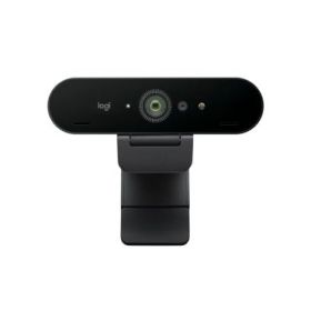Logitech Brio 4K Webcam - Zom Digital 5X - Enfoque Automatico - Doble Microfono integrado - Negro