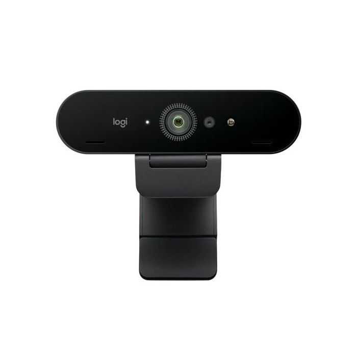 Logitech Brio 4K Webcam - Zom Digital 5X - Enfoque Automatico - Doble Microfono integrado - Negro