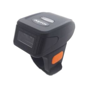 Approx Anillo Lector de Codigos de Barras 1D Inalambrico - Indicador LED, Timbre y Vibracion - Modo Inventario - Velocidad 100 veces por Segundo - Color Negro