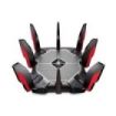 TP-Link Archer AX11000 Router Tribanda - Velocidad hasta 11Gbps - WiFi 6 - 2.5Gbps WAN - 8x 1Gbps LAN - USB - Antenas Externas - Administracion Basada en Web - Color Negro y Rojo