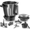 Cecotec Victory Jarra y Accesorios para Robot de Cocina Mambo Cooking - Acero Inoxidable - Color Negro y Plata