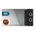 Cecotec Proclean 3140 Mirror Microondas - 700W - Capacidad 20L - Grill de 800W - Tecnologia 3DWave - Modo Descongelar - 6 Niveles - Avisador Acustico - Color Negro