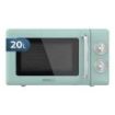 Cecotec Proclean 3010 Retro Green Microondas - 700W - Capacidad 20L - 6 Niveles - Estilo Vintage - Avisador Acustico - Color Menta