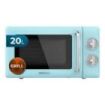 Cecotec Proclean 3110 Retro Blue Microondas con Grill - 700W - Capacidad 20L - 6 Niveles - Estilo Vintage - Avisador Acustico - Color Azul Claro