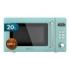 Cecotec Proclean 5110 Retro Green Microondas con Grill - 700W - Capacidad 20L - 5 Niveles - Bloqueo de Seguridad Infantil - Avisador Acustico - Color Menta