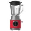 Cecotec RetroTwist Red Batidora de Vaso - 800W - Jarra de 1L - Funcion Pulse - 4 Hojas Recubiertas de Titanio - Color Rojo