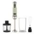 Cecotec Power RetroGreen 1200Max Cream and Crush Batidora de Mano - 1200W - Vaso de 0.5L - Accesorios Multifuncion - Campana Antisalpicadura - 4 Hojas Recubiertas de Titanio - Color Verde Claro