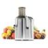 Cecotec StrongTitanium 19000 XXL Licuadora Orbital - 2000W - 19000rpm - Deposito de 2L - Jarra de Zumo 950ml - Boquilla Antigoteo - Base Antideslizante - Entrada XXL de 75mm - Color Acero y Blanco