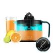 Cecotec EssentialVita Adjust Black Exprimidor Electrico - 40W - Filtro Regulador de Pulpa - 2 Conos Desmontables - Boquilla Antigoteo - Apto Lavavajillas - Cubierta Antipolvo - Color Negro y Azul