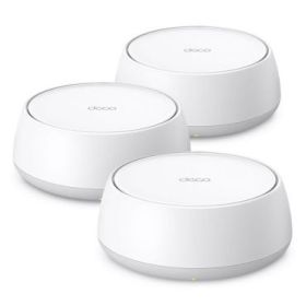 TP-Link Deco BE22 Pack de 3 Sistemas WiFi Mesh - Doble Banda - Velocidad hasta 3.6Gbps - WiFi 7 - Ethernet 1Gbps - Color Blanco