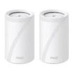TP-Link Deco BE65 Pack de 2 Sistemas WiFi Mesh - Tribanda - Velocidad hasta 9.3Gbps - WiFi 7 - Ethernet 2.5Gbps - VPN - Color Blanco