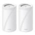 TP-Link Deco BE85 Pack de 2 Sistemas WiFi Mesh - Tribanda - Velocidad hasta 19Gbps - WiFi 7 - Ethernet 10Gbps - VPN - Color Blanco