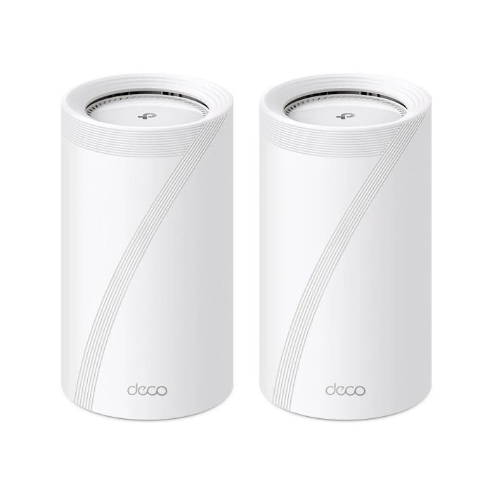 TP-Link Deco BE85 Pack de 2 Sistemas WiFi Mesh - Tribanda - Velocidad hasta 19Gbps - WiFi 7 - Ethernet 10Gbps - VPN - Color Blanco