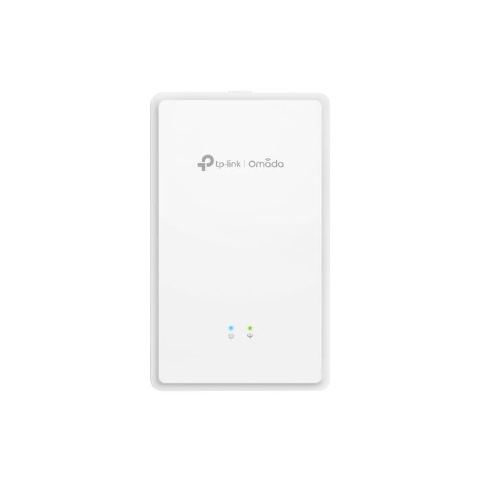 TP-Link Omada EAP625GP-Wall Punto de Acceso de Doble Banda - PoE - Velocidad 1.8Gbps - Cobertura hasta 50m2 - 120 Clientes - Incluye Kit de Montaje - WiFi 6 Mesh - RJ45 - Color Blanco