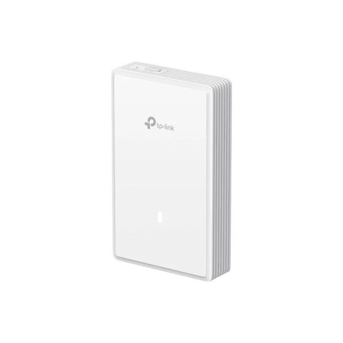 TP-Link Omada EAP725-Wall Punto de Acceso de Doble Banda - PoE - Velocidad hasta 3.6Gbps - Cobertura hasta 50m2 - WiFi 7 BE3600 - Ethernet - Soporta hasta 250 Clientes - Color Blanco