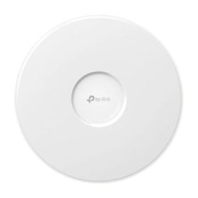 TP-Link Omada EAP772 Punto de Acceso Tribanda - PoE - Bluetooth - Cobertura hasta 140m2 - Velocidad hasta 9.3Gbps - Soporta hasta 380 Clientes - WiFi 7 Mesh - Ethernet - Color Blanco
