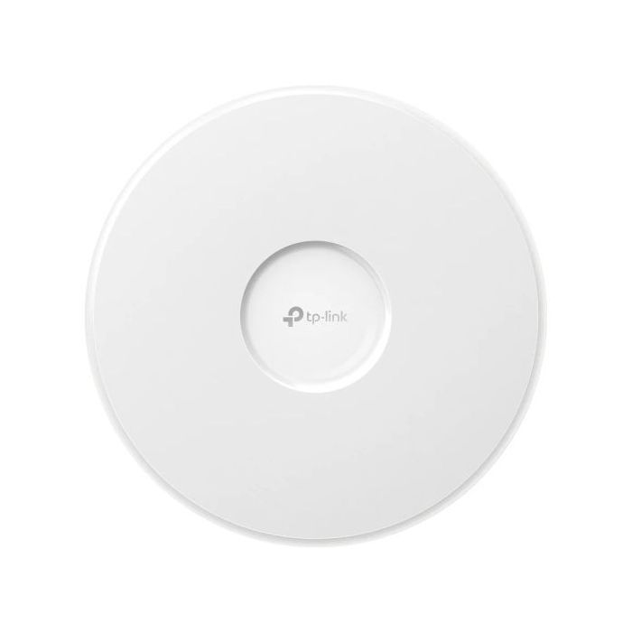 TP-Link Omada EAP772 Punto de Acceso Tribanda - PoE - Bluetooth - Cobertura hasta 140m2 - Velocidad hasta 9.3Gbps - Soporta hasta 380 Clientes - WiFi 7 Mesh - Ethernet - Color Blanco