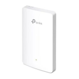 TP-Link Omada EAP615-Wall Punto de Acceso de Doble Banda - PoE - Velocidad hasta 1.8Gbps - Cobertura hasta 50m2 - Soporta hasta 120 Clientes - WiFi 6 - Ethernet - Color Blanco