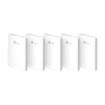 TP-Link Omada EAP615-Wall Punto de Acceso de Doble Banda - PoE - Velocidad hasta 1.8Gbps - Cobertura hasta 50m2 - Soporta hasta 120 Clientes - WiFi 6 AX1800 - Ethernet - Color Blanco