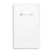 TP-Link Omada EAP615GP-Wall Punto de Acceso de Doble Banda - Velocidad 1.8Gbps - Cobertura hasta 50m2 - WiFi 6 Mesh - Ethernet - 120 Clientes - Incluye Kit de Montaje - Color Blanco