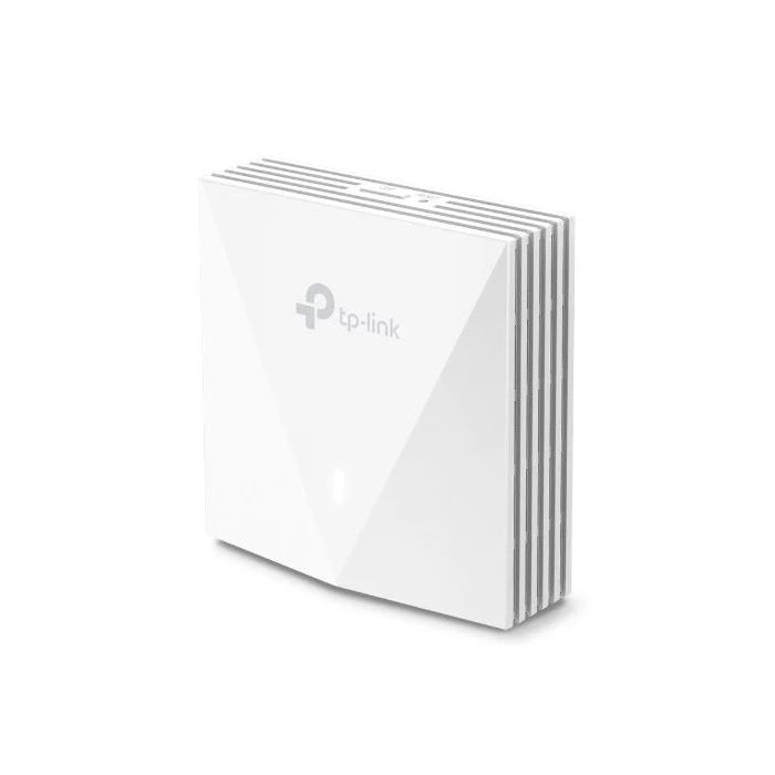 TP-Link Omada EAP650-Wall Punto de Acceso de Doble Banda - Velocidad 3Gbps - Cobertura hasta 40m2 - Soporta hasta 100 Clientes - WiFi 6 - Ethernet - Color Blanco