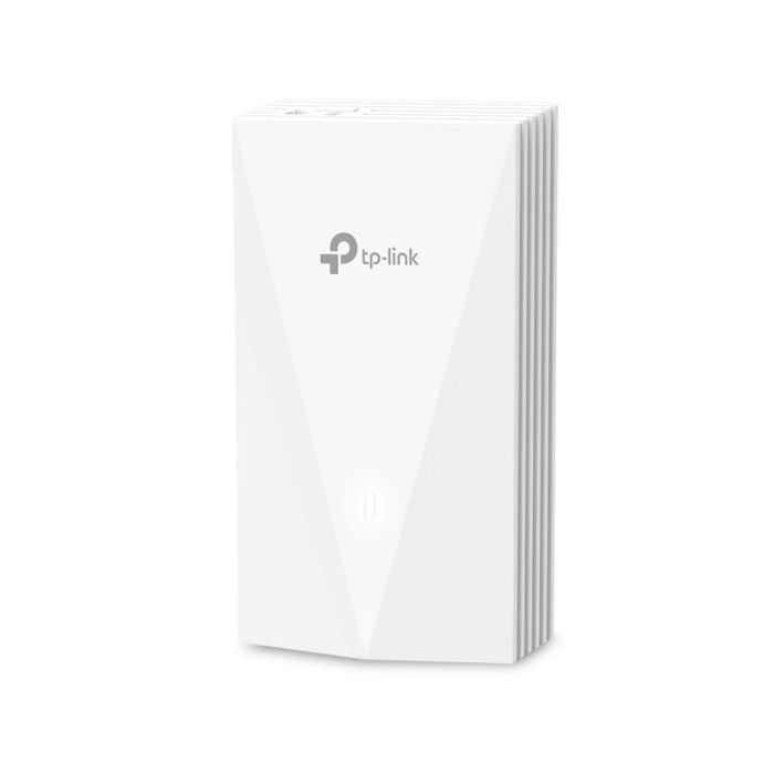 TP-Link Omada EAP655-Wall Punto de Acceso de Doble Banda - Velocidad 3Gbps - Cobertura hasta 50m2 - Soporta hasta 100 Clientes - WiFi 6 - Ethernet - Color Blanco