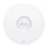 TP-Link Omada EAP673 Punto de Acceso de Doble Banda - Velocidad hasta 5.4Gbps - Cobertura hasta 140m2 - WiFi 6 Mesh - Ethernet - Soporta hasta 250 Clientes - PoE+ - Color Blanco