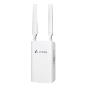 TP-Link Omada ER703WP-4G-Outdoor Router de Doble Banda - Velocidad hasta 3Gbps - 3x1Gbps WAN/LAN - NanoSIM - VPN - WiFi - Seguridad Avanzada - Antenas Externas - Color Blanco
