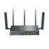 TP-Link Omada ER706W-4G Router de Doble Banda - Velocidad hasta 3Gbps - VPN - WiFi - 1Gbps SFP - 1Gbps WAN - 4x1Gbps LAN/WAN - 5 Antenas - Gestion Centralizada en la Nube - Color Negro