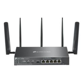 TP-Link Omada ER706WP-4G Router de Doble Banda NAT - WiFi hasta 3Gbps - Ethernet - VPN - 1Gbps SFP - 1Gbps WAN - 4x1Gbps LAN - Balanceo de Carga - Antenas Desmontables - Color Negro