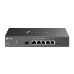 TP-Link Omada ER7206 Router - VPN - 4x1Gbps WAN/LAN - 1Gbps WAN - 1Gbps SFP - USB 3.0 - Balanceo de Carga - Gestion Centralizada en la Nube - Color Negro