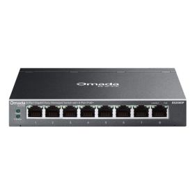 TP-Link Omada ES208GP Switch 8 Puertos RJ45 PoE+ 1Gbps - Gestionado - Conmutacion hasta 16Gbps - Soporta QOS - Carcasa Metalica - Color Negro
