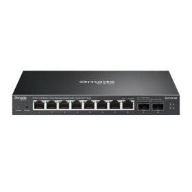 TP-Link Omada ES210X-M2 Switch 8 Puertos RJ45 2.5Gbps - Gestionado - Fuente de Alimentacion Incluida - Conmutacion hasta 80Gbps - Color Negro