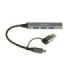 Ewent EW1154 Hub 4 Puertos - 4x USB-A 3.2 Gen1 Hasta 5Gbps - Color Gris