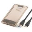 Ewent Caja Externa USB 3.2 - Instalacion sin Herramientas - Plug and Play - SATA 2.5"- Color Transparente