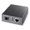 TP-Link Omada FC111A-20 Convertidor de Fibra a RJ45 - Fibra hasta 20km - Velocidad hasta 100Mbps - Auto Negociacion - Ethernet - Tecnologia WDM - Color Gris Oscuro