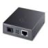 TP-Link Omada FC111PB-20 Convertidor de Fibra a RJ45 - Fibra hasta 20km - Velocidad hasta 100Mbps - Ethernet - Tecnologia WDM - Color Gris Oscuro