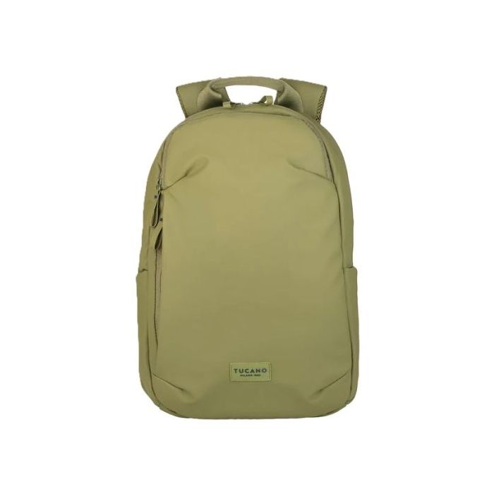 Tucano Laser Mochila Portatil 16" - Banda para Trolley - Respaldo y Correas Alcochados - Bolsillo Antirrobo - Color Verde