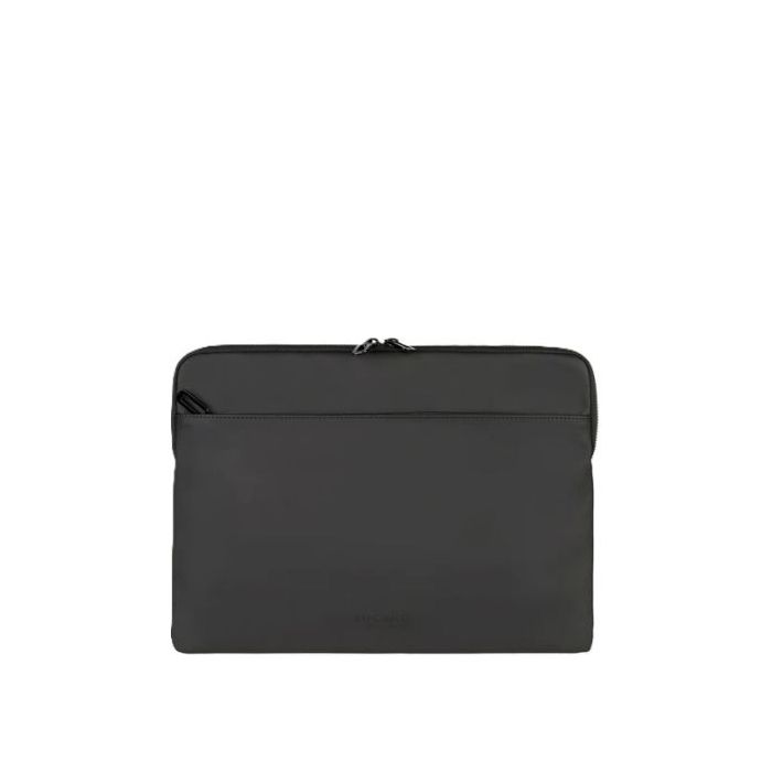 Tucano Gommo Sleeve Funda Portatil 15,6" - Material Engomado Impermeable - Bolsillo para Accesorios - Color Negro