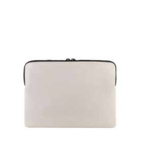 Tucano Gommo Sleeve Funda Portatil 15,6" - Material Engomado Impermeable - Bolsillo para Accesorios - Color Gris