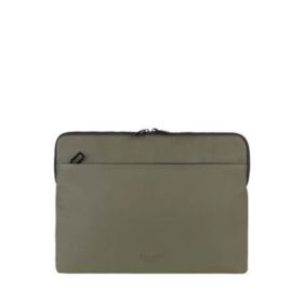 Tucano Gommo Sleeve Funda Portatil 15,6" - Material Engomado Impermeable - Bolsillo para Accesorios - Color Verde