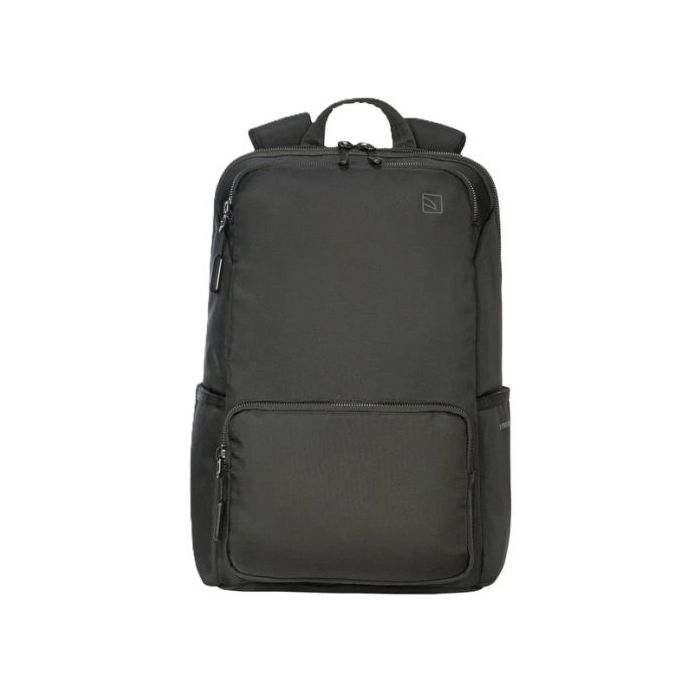 Tucano Terras Mochila Portatil 15,6" - Banda para Trolley - Correas Alcochadas - Bolsillo Antirrobo - Color Negro