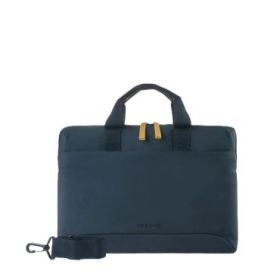 Tucano Smilza Maletin Portatil 15,6" - Tamaño Slim - Sistema Anti-Choques - Mango Doble - Color Azul