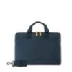 Tucano Smilza Maletin Portatil 15,6" - Tamaño Slim - Sistema Anti-Choques - Mango Doble - Color Azul