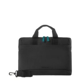 Tucano Smilza Maletin Portatil 15,6" - Tamaño Slim - Sistema Anti-Choques - Mango Doble - Color Negro