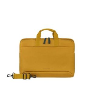 Tucano Smilza Maletin Portatil 15,6" - Tamaño Slim - Sistema Anti-Choques - Mango Doble - Color Amarillo
