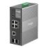 TP-Link Omada IES206GPP Switch 6 Puertos - Gestionado - 1xRJ45 PoE++ 1Gbps - 3xRJ45 PoE+ 1Gbps - 1xRJ45/SFP 1Gbps - 1xSFP 1Gbps - Soporta QOS - Conmutacion hasta 12Gbps - Color Gris Oscuro